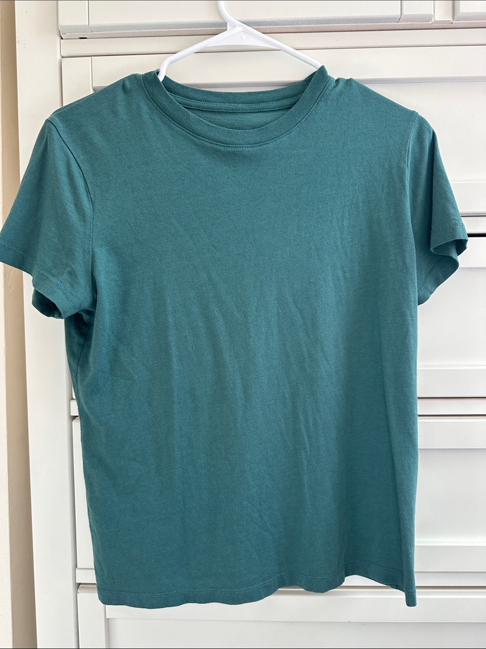 Classic Men's Teal Crewneck T-Shirt - Comfortable Everyday Wear
